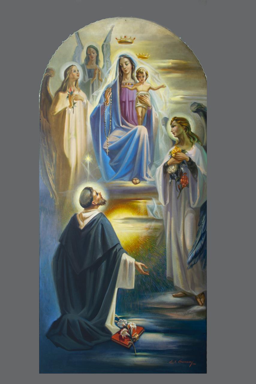 Il-Kwadru tal-Madonna tar-Rużarju ta' Emvin Cremona lura fil-Knisja tad-Dumnikani wara r-restawr li sar fuqu